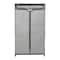 Honey Can Do 36" Gray Double Door Portable Wardrobe Closet